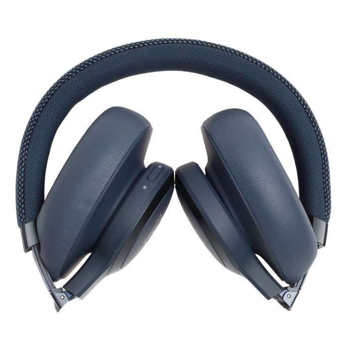JBL Live 650BTNC - Blue - Wireless Over-Ear Noise-Cancelling Headphones - Detailshot 8 image number null